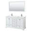 Ensemble de meuble-lavabo double 60 "avec miroir Deborah-97754505-97738972-97738970