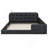 Queen Size Upholstered Platform Bed With 2 Reading Lights -1257899476