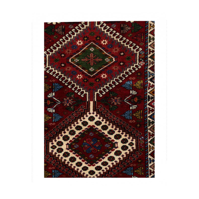 Fine Hand knotted Persian Yalameh runner 2'2"X6'11"