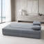 Canapé-lit 2 en 1 pliant en mousse avec coussin - sans assemblage-980632133