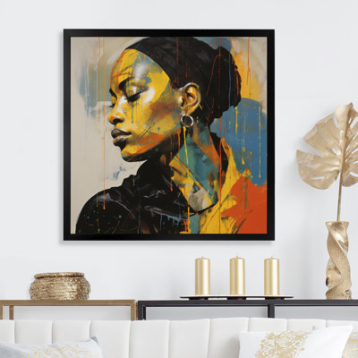 «African Reggae Woman Portrait I», art sur toile tendance