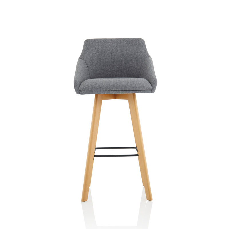 Rosewood 80cm Bar Stool, Grey