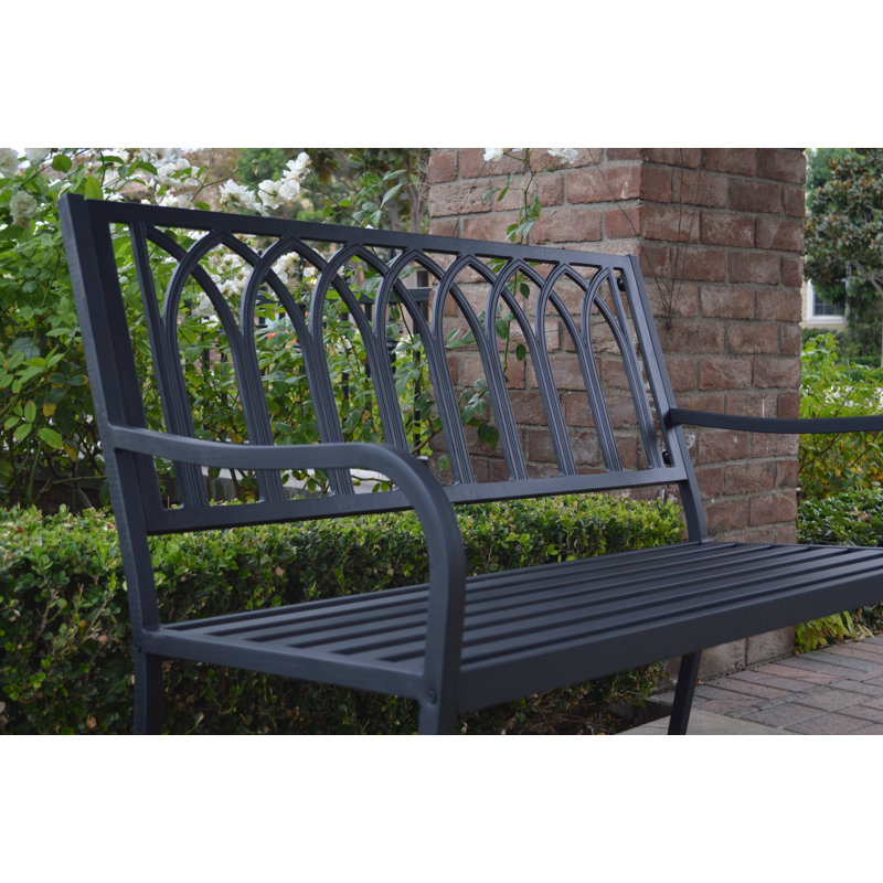 Banc de jardin Lehmann, Noir antique