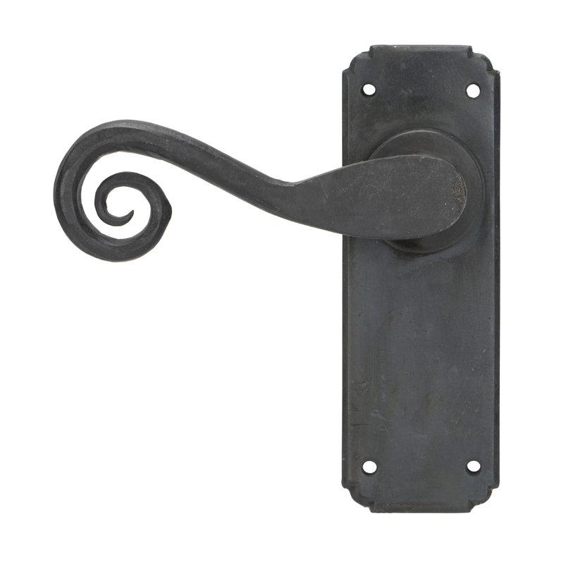 Monkeytail Lever Latch Set, Beeswax