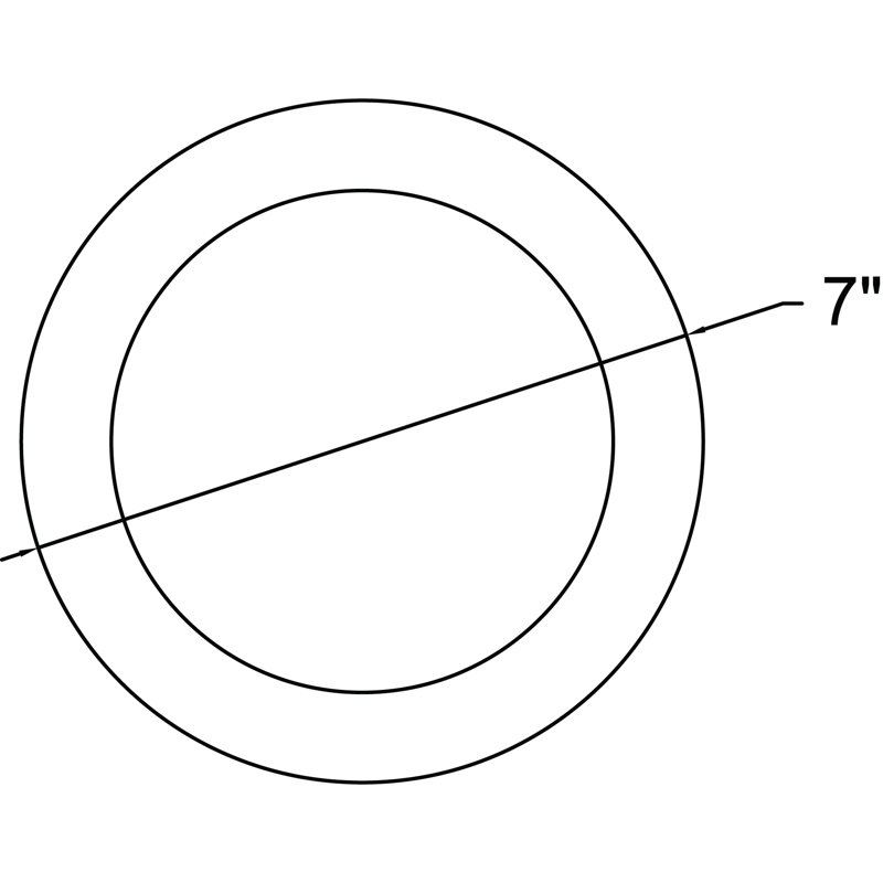 Josephs Acrylic Flush Mount, Bronze