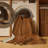 Machine Washable Solid Brown Area Rug-644734616