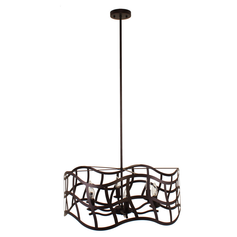 Maysville 6 - Light Geometric Chandelier