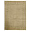 Hand Knotted Wool Area Rug in Gold