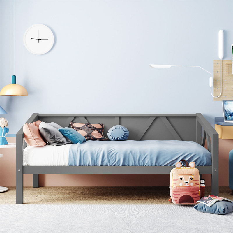 Lit de jour simple, Gris