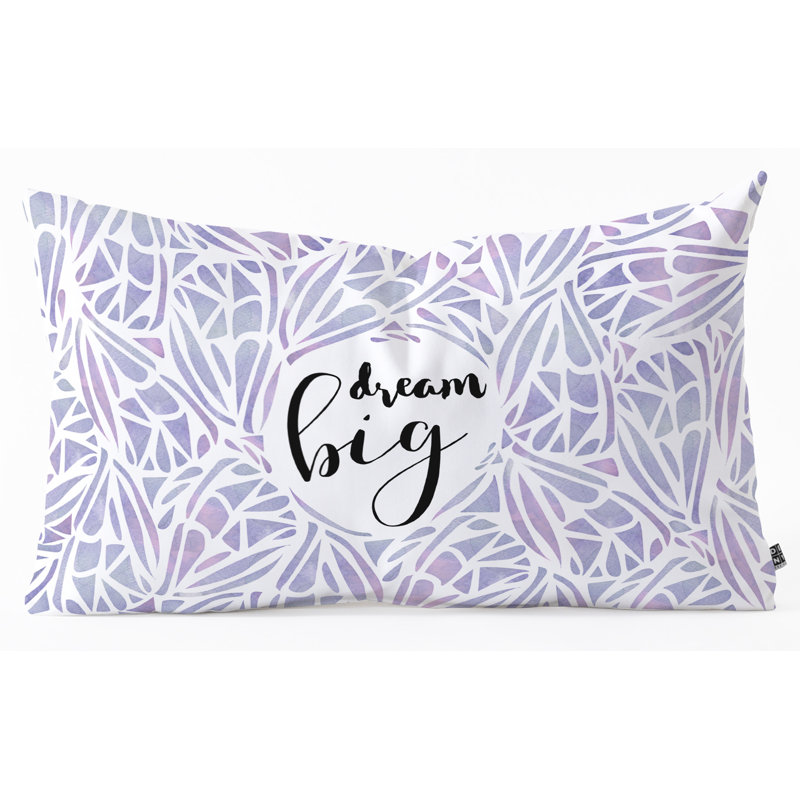 Coussin lombaire, H 14 po x l 23 po x P 5 po, Mauve