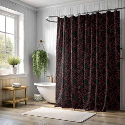 Black Spots - Rideau de douche Premium