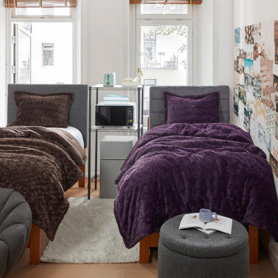 Coma Inducer Wriggle With It Dark Purple Oversized Comforter Set