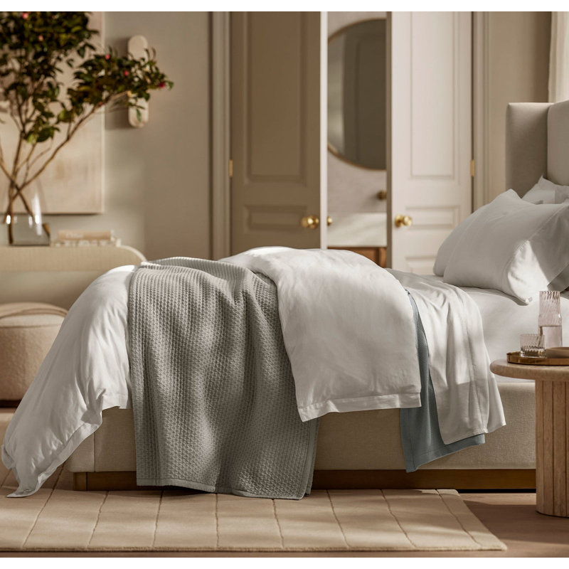 Signature Textured Stitch Quilt, Pewter, King/Cal. King Quilt