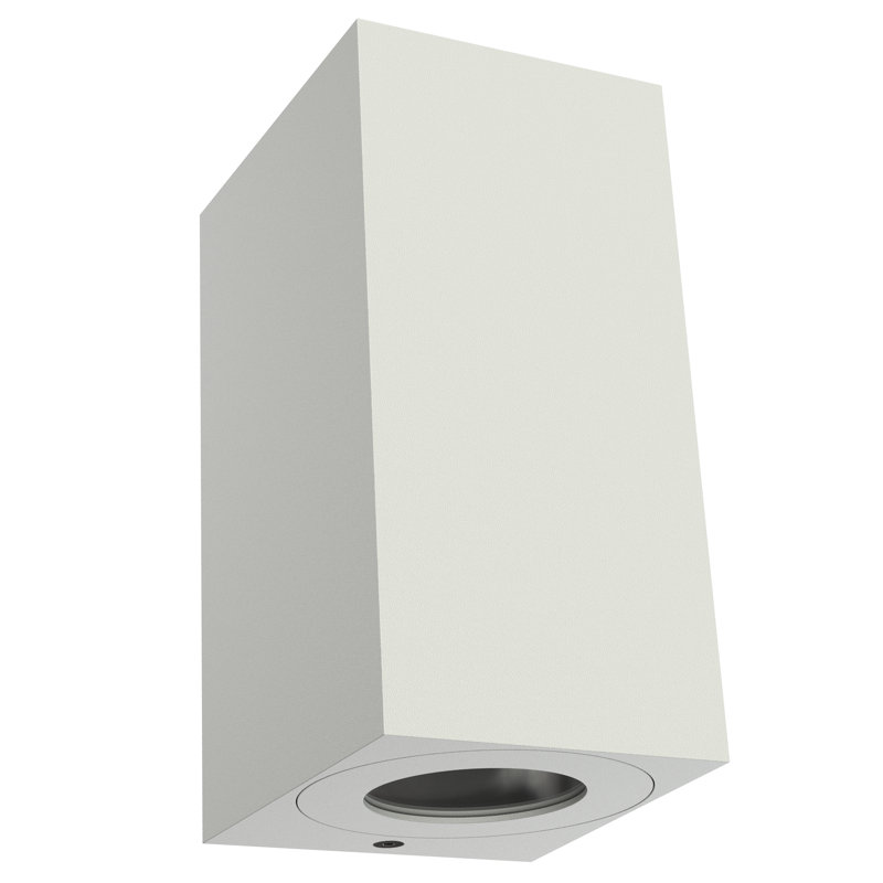 17cm H Outdoor Flush Mount, White