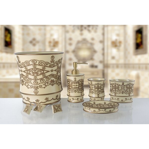 Aimah Classics 5-Piece Bathroom Accessory Set