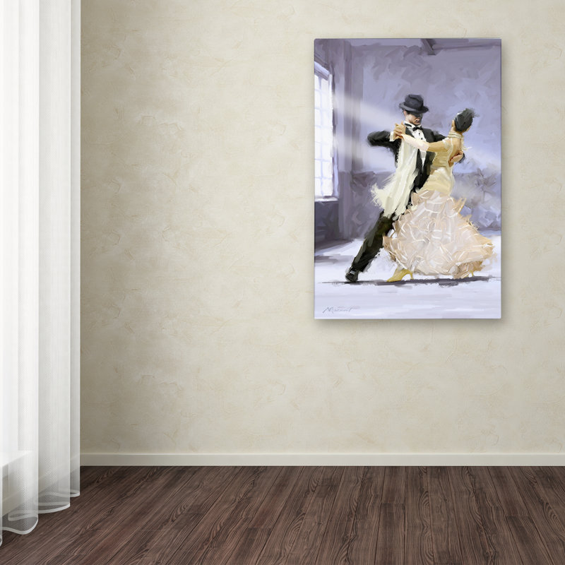 «Ballroom Dancing» par Armand, reproduction sur toile, H 19 po x l 12 po x P 2 po