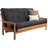 Monterey Queen Futon Frame with Mattress - Futon Frame Set with Mattress, Foldable Futon Frame with Sturdy Wood Build, Living Room Futon Frame with Mattress, Versatile Design-1431417535