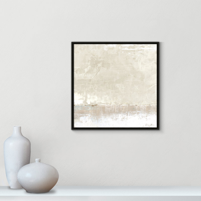 Delevan Better Days - reproduction de cadre flottant sur toile, H 25,5 po x l 25,5 po, Espresso