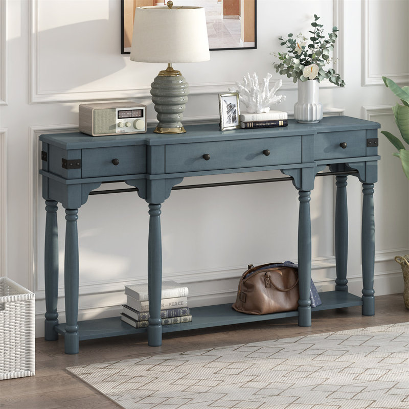 Console de 60,02 po Mariela, Bleu marine