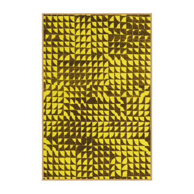 Washable Abstract Indoor Rug