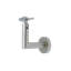 Glass Mount Handrail Bracket with Round Rose and Curved Plate-70705578