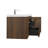 Natham 59'' Single Bathroom Vanity with Poly Marble Top