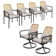 6 - Person Rectangular Outdoor Dining Set with Cushions