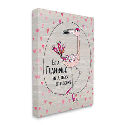 Caricature «Be a flamingo»