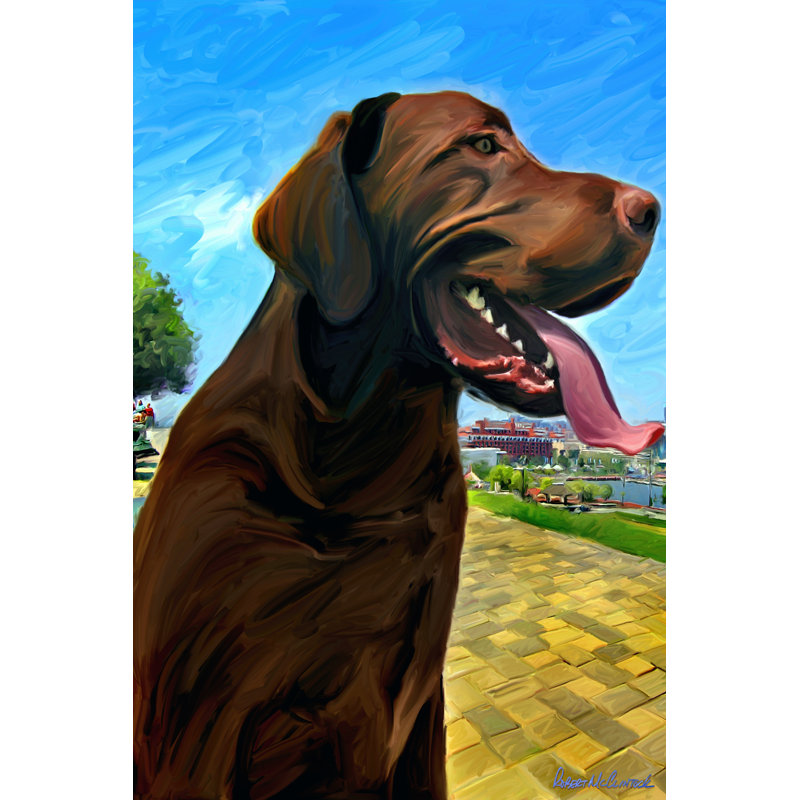 View from the Hill - Wrapped Canvas Art Prints, 46cm H x 30cm W x 3.8cm D