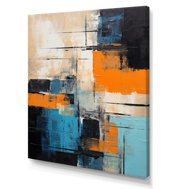 «Colorfields Deconstruct Minimal Abstract I», art abstrait sur toile, Toile tendue, H 40 po x l 30 po x P 1,5 po