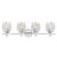 Éclairage pour salle de bain 4 lumières Sandiacre en noir mat-119771682-119771677-86792458