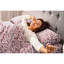 Motif floral rouille 4 pièces drap complet 100% flanelle de coton dimensions luxueuses pour matelas de 18 po de hauteur ajusté brossé doux entièrement pré-rétréci avec 2 taies d'oreiller plates Taille lavable à la machine