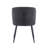 Emireth Fabric Upholstered Dining Chair with Steel Legs-934892543