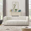Niam 86.2" Luxury Modern Channel Tufted Boucle Fabric Couch