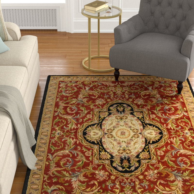 Alger Hand Tufted Wool Oriental Rug, Rectangle 9'6" x 13'6"