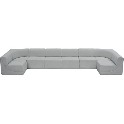 Ollie 8 - Piece Upholstered Sectional
