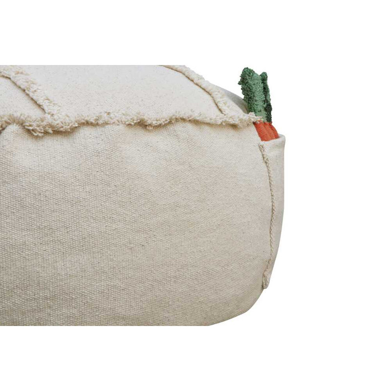 Tic-Tac-Toe Round Pouf