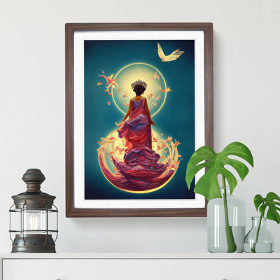 XV1022-645X Angelic Woman - Single Picture Frame Print