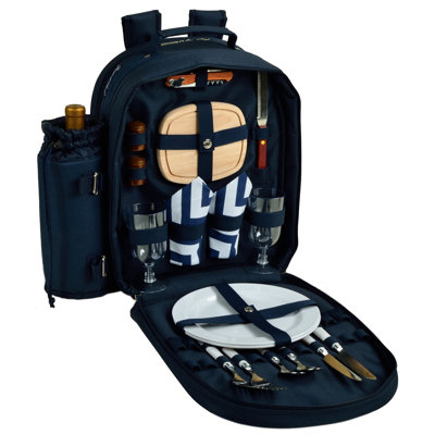 Chevron 2 Person Picnic Backpack