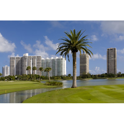 Miami Golf Club - Photographie sur toile tendue