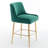 Tufted Velvet Counter Stool-356271179