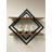 2 Piece Diamond Floating Shelf