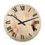Horloge murale en bois massif Tyndall-1703005591