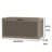 100 Gal/380L Resin Outdoor Storage Deck Box, Lockable, Weatherproof, Gas Struts, Rattan Grain-128895053