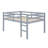 Wood Loft Bed With Ladder-1852317440
