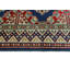 Tapis de coulée Jaylee - bleu / ivoire fait à la main 2 pi 1 po x 3 pi 3 po