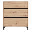 MARRON Cabinet 80 Oak/Black-552256852