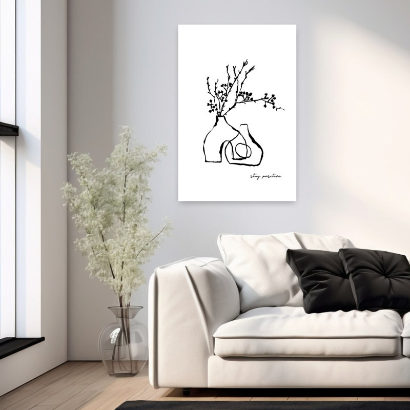Art contemporain, art contemporain abstrait, H 36 po x l 24 po