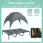 Lit surélevé portatif pour chien avec abat-jour de protection UV-2087099618-2087099628