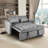 Grey Couch With Reclining Back - Maximize Relaxation Bed Lumbar Support
